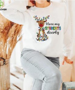 Reindeer I Love My Students Deerly Shirt