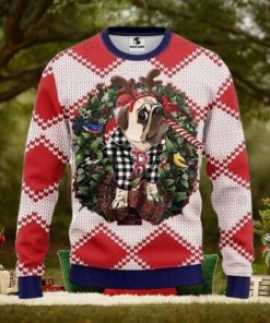 Reindeer Pug Dog Boston Red Sox Christmas Ugly Sweater