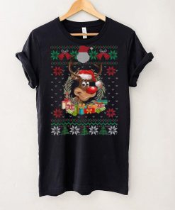 Reindeer Santa Hat Ugly Christmas Sweater Funny Xmas Gifts