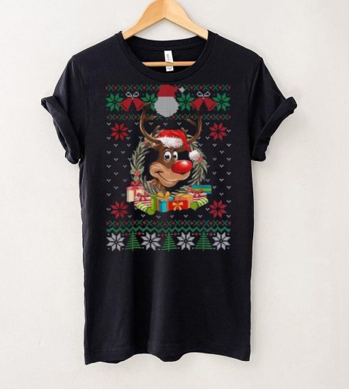 Reindeer Santa Hat Ugly Christmas Sweater Funny Xmas Gifts