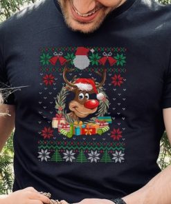 Reindeer Santa Hat Ugly Christmas Sweater Funny Xmas Gifts