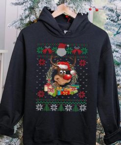 Reindeer Santa Hat Ugly Christmas Sweater Funny Xmas Gifts