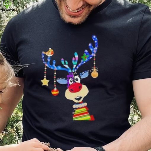 Reindeer bauble matching Christmas T Shirt