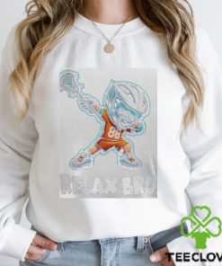 Relax Bro Dabbing Lacrosse Player Lax Graphic Boys Men Men's T shirt