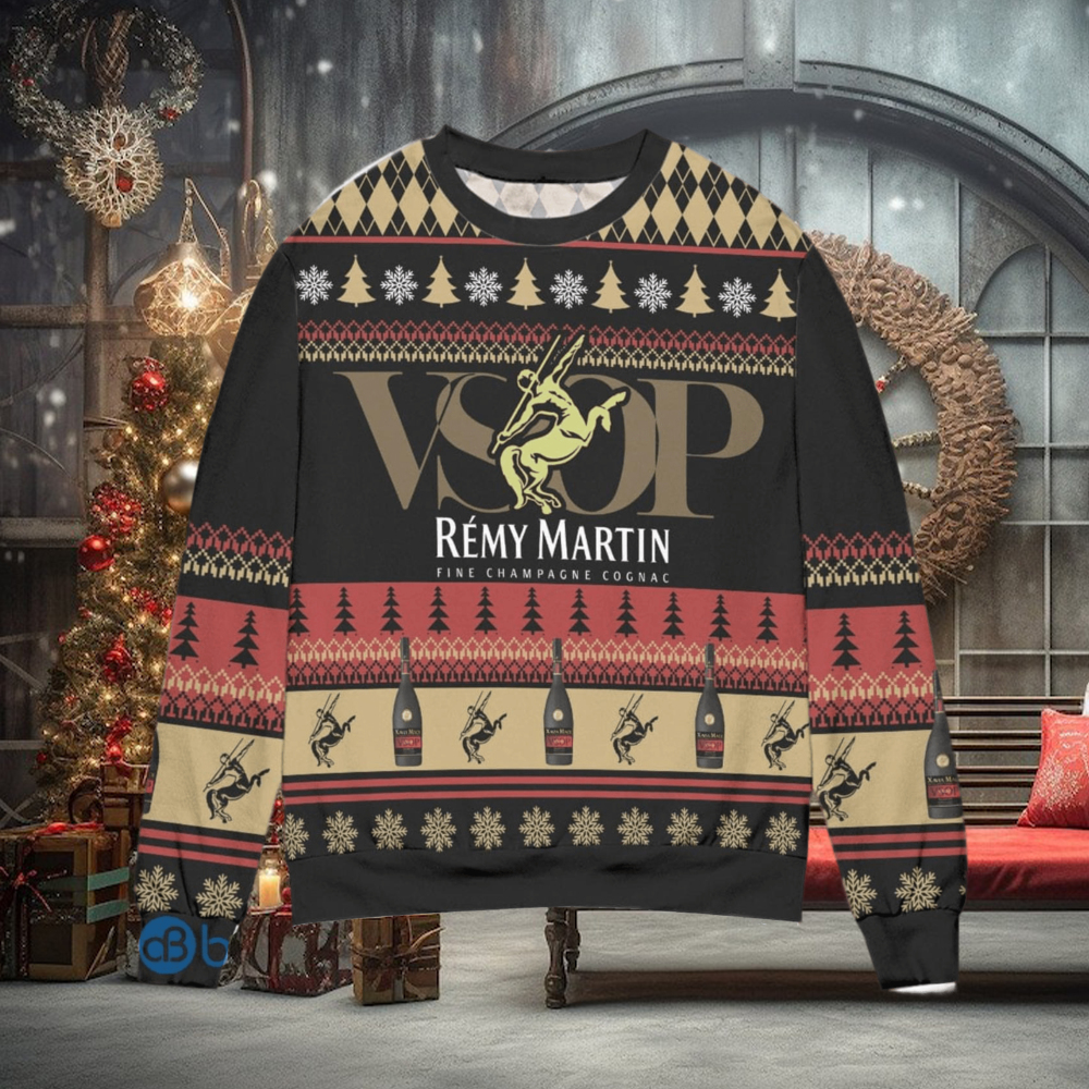 Remy Martin Cognac Snowflake & Pine Tree Pattern Ugly Christmas Sweater Christmas Gift For Men And Women Remy Martin Cognac Snowflake & Pine Tree Pattern Ugly Christmas Sweater Christmas Gift For Men And Women