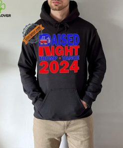 Republican Raised Right Trump Vance 2024 Shirt