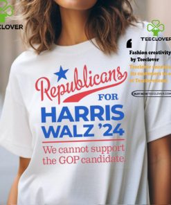 Republicans For Harris Walz, We Can’t Support Trump T Shirt 1 Republicans For Harris Walz, We Can’t Support Trump T Shirt