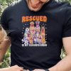 Rescued is my favorite breed animal rescue dog rescue shirt