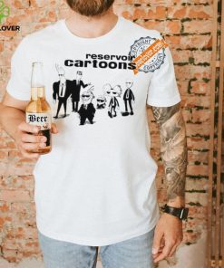 Reservoir cartoons johnny bravo professor utonium eddie dexter arnold and doug in the style of reservoir dogs shirt