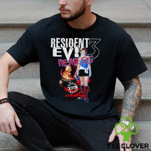 Resident Evil 3 Nemesis it’s in your blood game hoodie, sweater, longsleeve, shirt v-neck, t-shirt