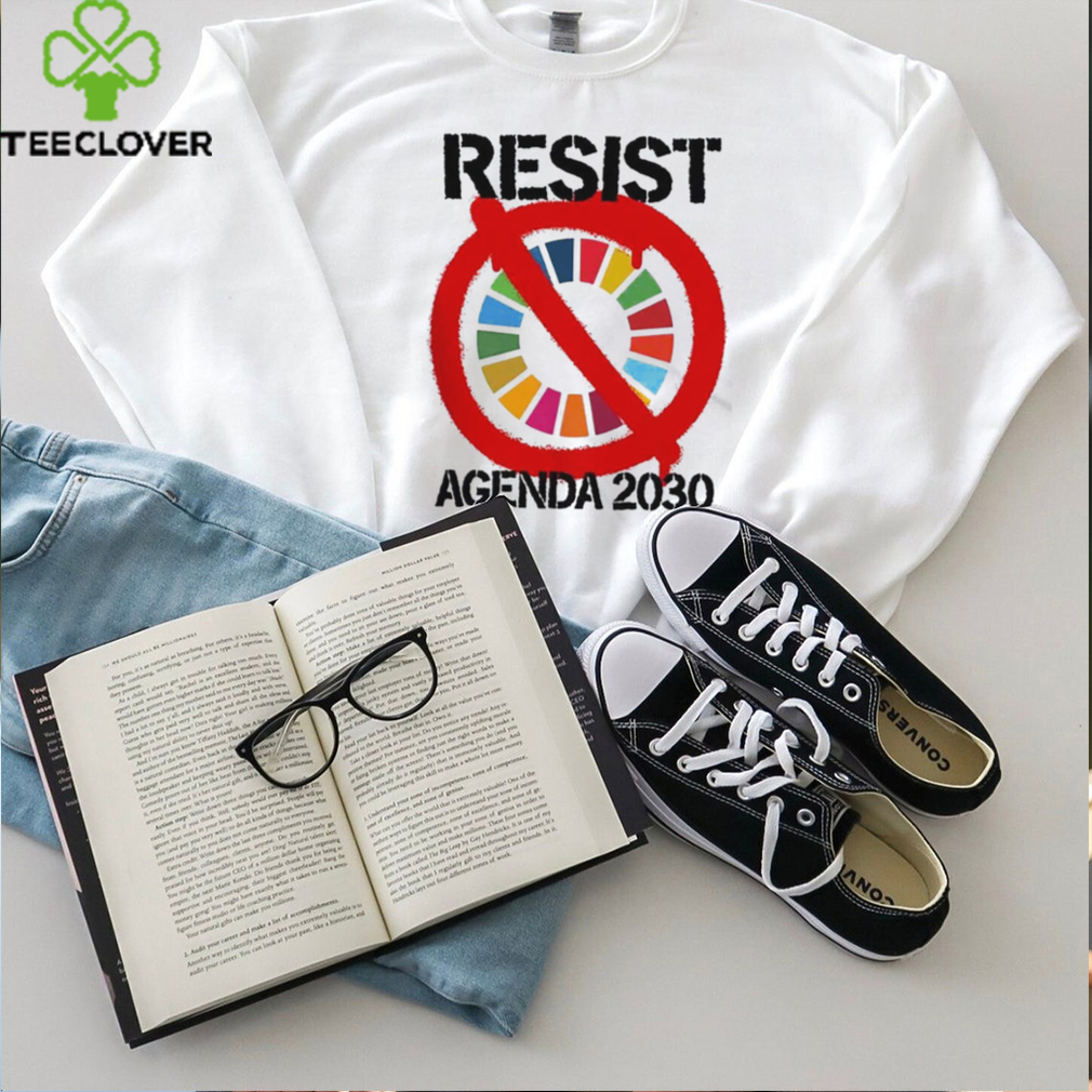 Resist Agenda 2030 T Shirt Resist Agenda 2030 T Shirt