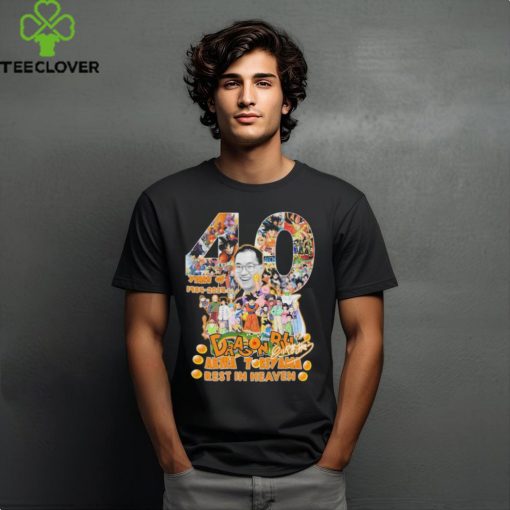 Rest In Heaven Akira Toriyama Dragon Ball 1984 2024 Shirt