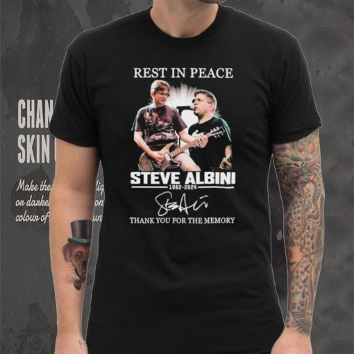 Rest In Peace Steve Albini 1962 2024 Thank You For The Memories Signature hoodie, sweater, longsleeve, shirt v-neck, t-shirt