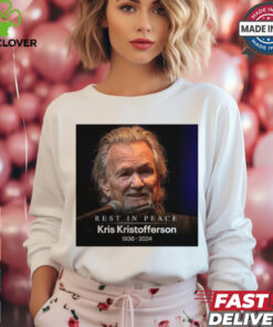 Rest In Peace superstar songwriter, singer and actor Kris Kristofferson 1936 2024 t shirt