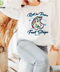 Rest in peace Fruit Stripe 1969 2024 hoodie, sweater, longsleeve, shirt v-neck, t-shirt