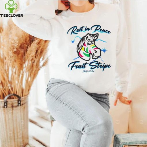 Rest in peace Fruit Stripe 1969 2024 hoodie, sweater, longsleeve, shirt v-neck, t-shirt