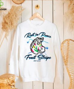 Rest in peace Fruit Stripe 1969 2024 hoodie, sweater, longsleeve, shirt v-neck, t-shirt