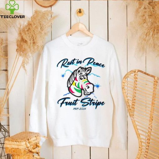 Rest in peace Fruit Stripe 1969 2024 hoodie, sweater, longsleeve, shirt v-neck, t-shirt