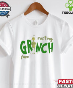 Resting Grinch Face Funny Christmas Shirt