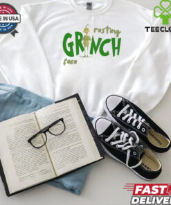 Resting Grinch Face Funny Christmas Shirt