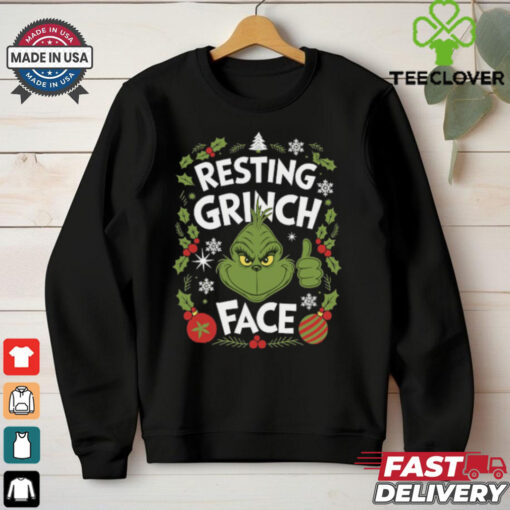Resting Grinch Face T Shirt