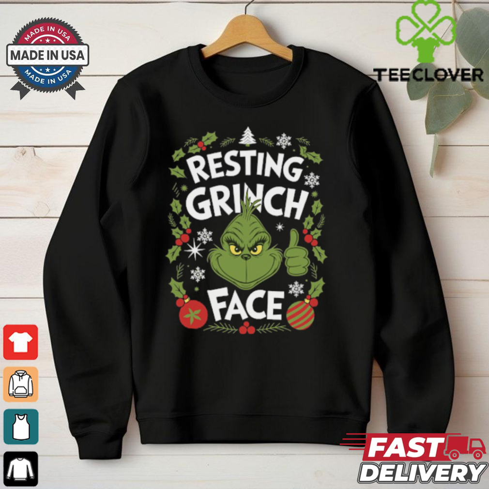 Resting Grinch Face T Shirt Resting Grinch Face T Shirt