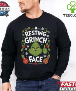 Resting Grinch Face T Shirt