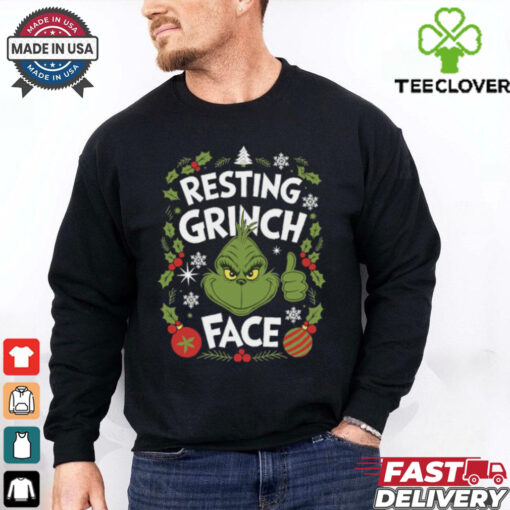Resting Grinch Face T Shirt