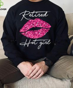 Retired Hot Girl Lips Shirts, Womens Happy Retirement Party T Shirt