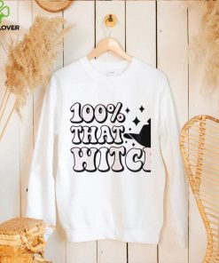 Retro 100 percent that witch 100% halloween hoodie, sweater, longsleeve, shirt v-neck, t-shirt