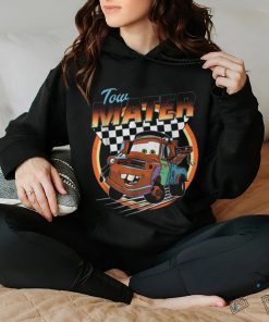 Retro 90s Tow Mater Checkerboard Racing Shirt