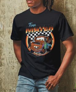 Retro 90s Tow Mater Checkerboard Racing Shirt