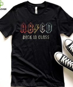 Retro ABCD Alphabets Back In Class Back To School T Shirt