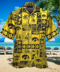 Retro Aloha NCAA Iowa Hawkeyes Hawaiian Shirt Gift For Beach Lovers