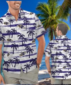 Retro Aloha NFL Baltimore Ravens Hawaiian Shirt Summer Gift For Friend