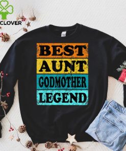 Retro Aunt Godmother From Godson Goddaughter Legend Women T Shirt