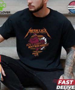 Retro Brand Black Virginia Tech Hokies Metallica Retro T Shirt