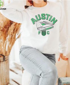 Retro Brand Youth Austin FC Vintage Stadium White T Shirt