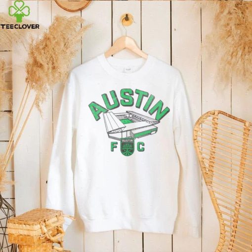 Retro Brand Youth Austin FC Vintage Stadium White T Shirt