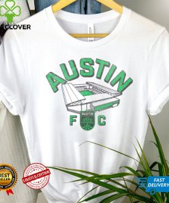 Retro Brand Youth Austin FC Vintage Stadium White T Shirt