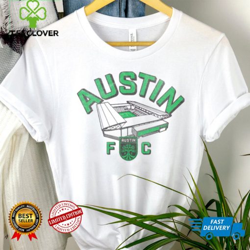 Retro Brand Youth Austin FC Vintage Stadium White T Shirt