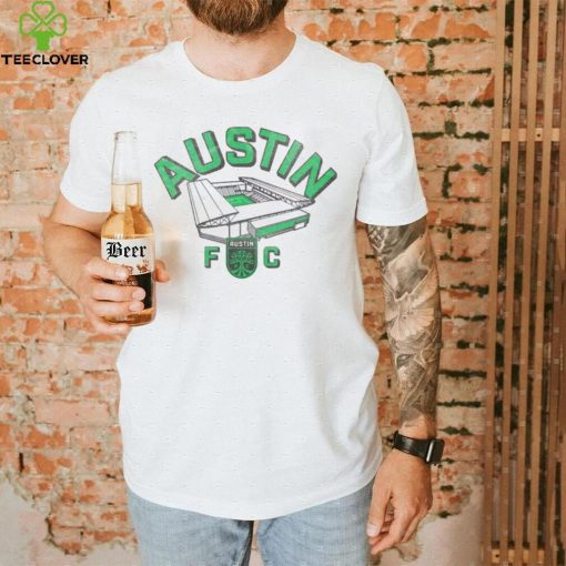 Retro Brand Youth Austin FC Vintage Stadium White T Shirt