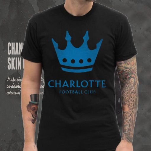 Retro Brand Youth Charlotte FC Logo Black T Shirt