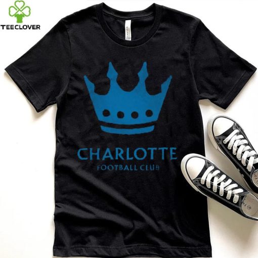 Retro Brand Youth Charlotte FC Logo Black T Shirt