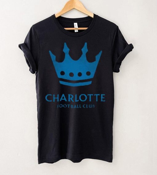 Retro Brand Youth Charlotte FC Logo Black T Shirt