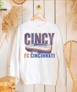 Retro Brand Youth FC Cincinnati Vintage Stadium White T Shirt