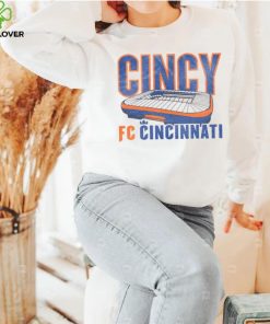 Retro Brand Youth FC Cincinnati Vintage Stadium White T Shirt