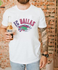 Retro Brand Youth FC Dallas Vintage Stadium White T Shirt