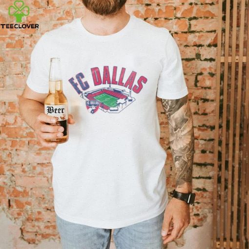 Retro Brand Youth FC Dallas Vintage Stadium White T Shirt