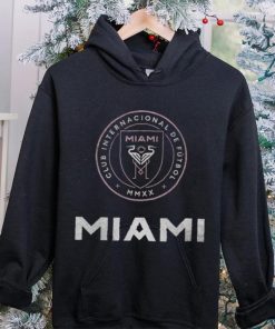 Retro Brand Youth Inter Miami CF Logo Black T Shirt